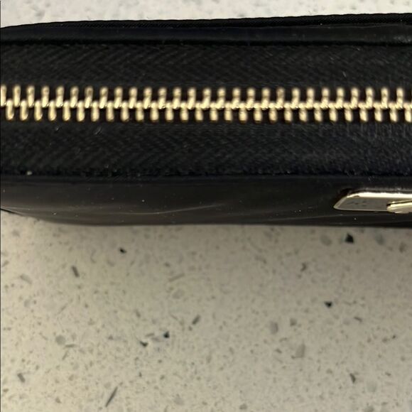 Kate Spade Dawn Continental Black Wallet 
Nylon Zip Around Leather Pull - Picture 10 of 12